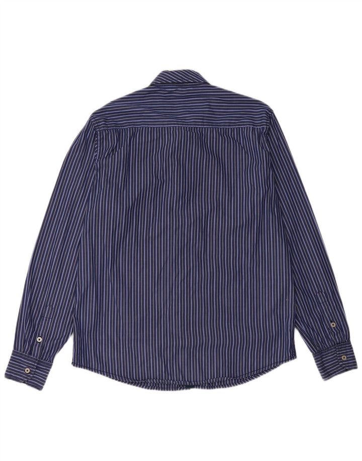 Tommy Hilfiger Ανδρικό πουκάμισο XL Μπλε ριγέ βαμβακερό