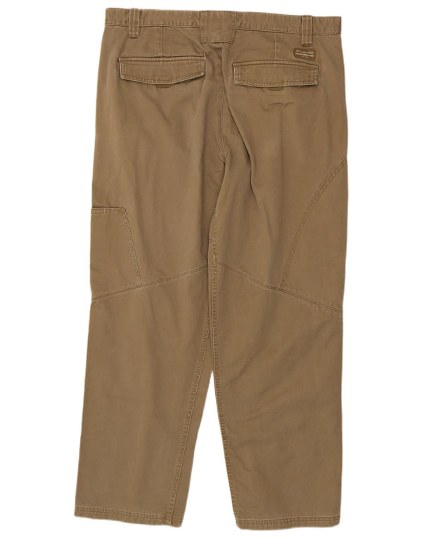 Ανδρικό παντελόνι Cargo Loose Fit Columbia W38 L32 Μπεζ βαμβακερό