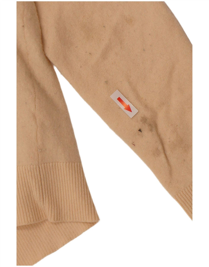 Γυναικείο πουλόβερ ζακέτας Reiss Crop UK 12 Medium Off White Wool
