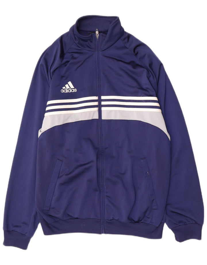 Ανδρική φόρμα Adidas Top Jacket UK 42/44 Large Navy Blue Polyester