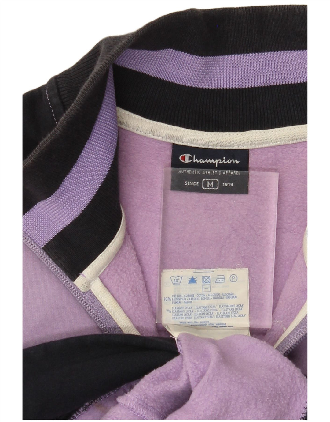 Γυναικεία αθλητική φόρμα CHAMPION Top Jacket UK 12 Medium Purple Colourblock