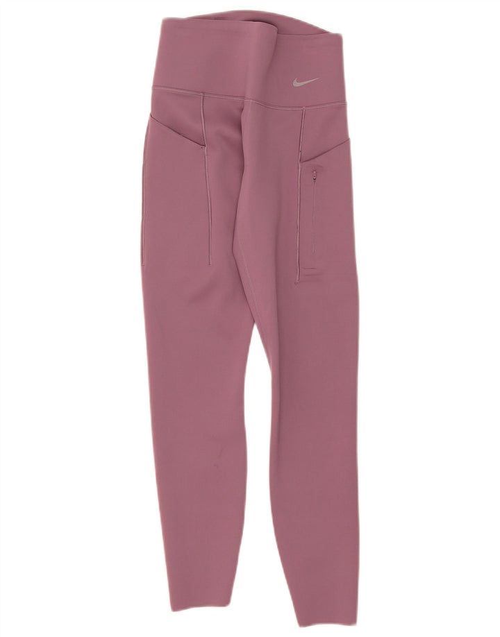 Nike Γυναικεία κολάν Dri Fit UK 8 Small Pink Nylon