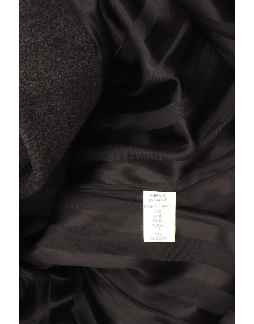 Vintage γυναικείο πανωφόρι UK 10 Small Grey Wool