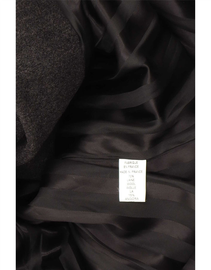 Vintage γυναικείο πανωφόρι UK 10 Small Grey Wool