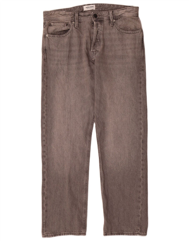 Jack & Jones Ανδρικό Slim Jeans W33 L32 Γκρι βαμβακερό