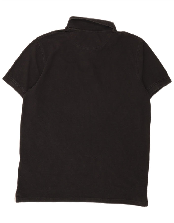 Ανδρικό μπλουζάκι Timberland Polo μεγάλο μαύρο βαμβακερό