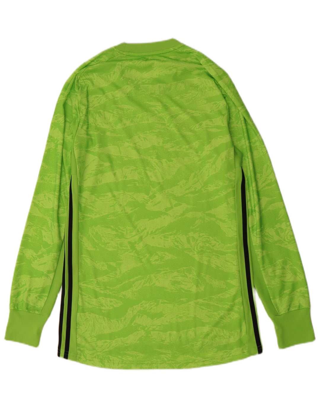 ADIDAS Mens Climalite Top Long Sleeve Small Green Camouflage Polyester