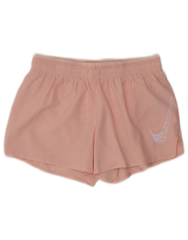 Γυναικεία γραφικά αθλητικά σορτς Nike Dri Fit UK 10 Small Pink Polyester