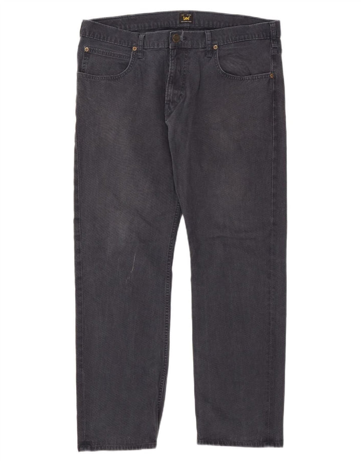 Lee Mens Blake Straight Jeans W36 L30 Blue Cotton