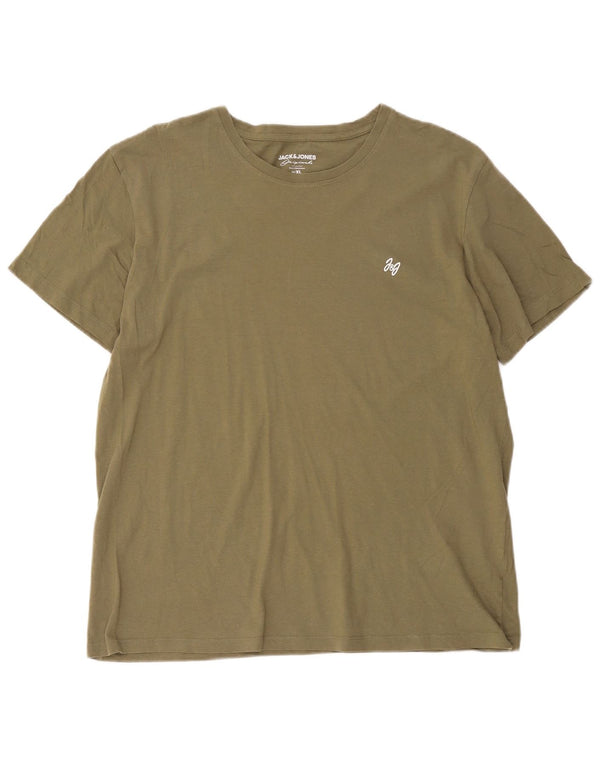 Jack & Jones Ανδρικό T-Shirt Top XL Khaki