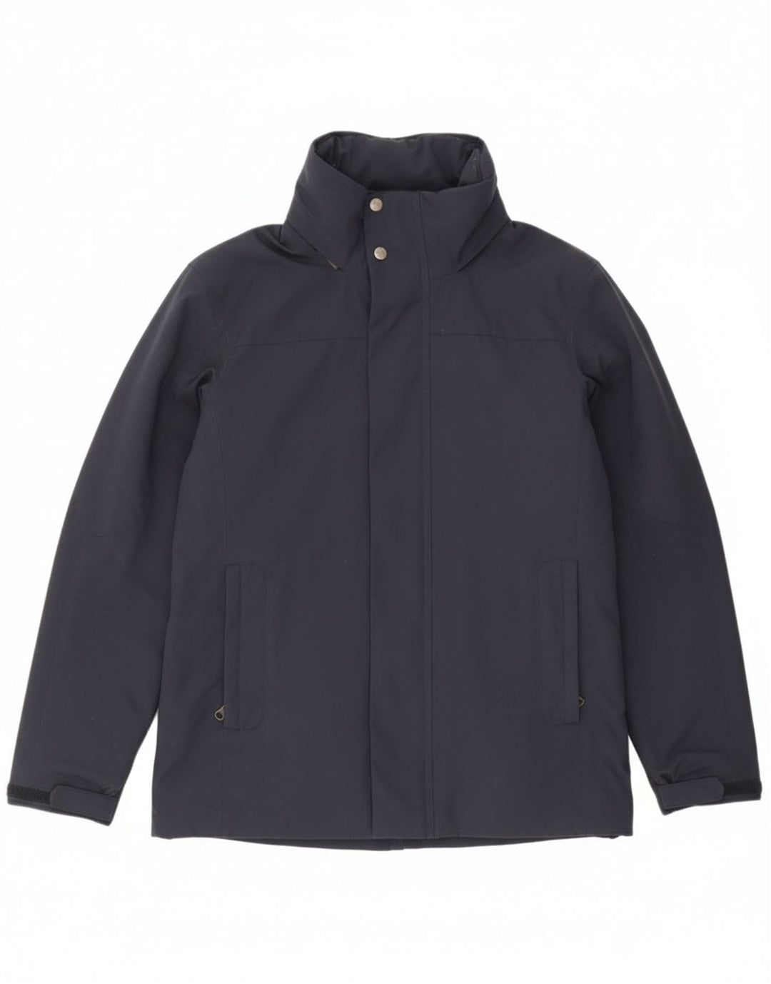 Ανδρικό μπουφάν με κουκούλα Slam UK 36 Small Navy Blue Nylon