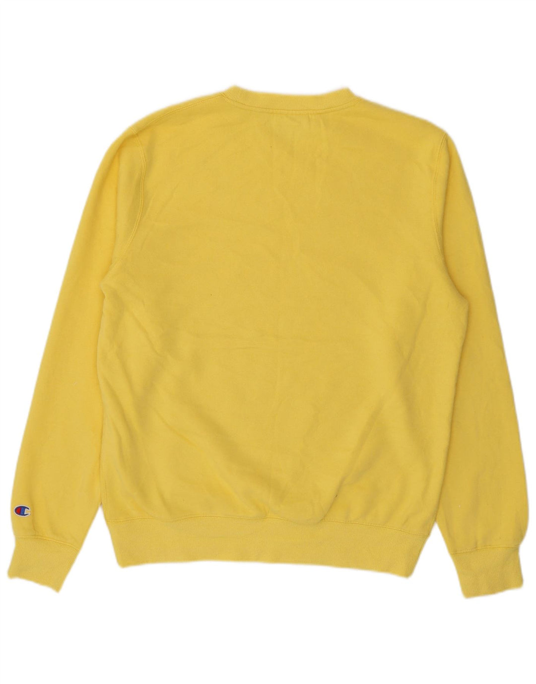 Ανδρικό γραφικό φούτερ Champion Jumper μεγάλο κίτρινο βαμβακερό