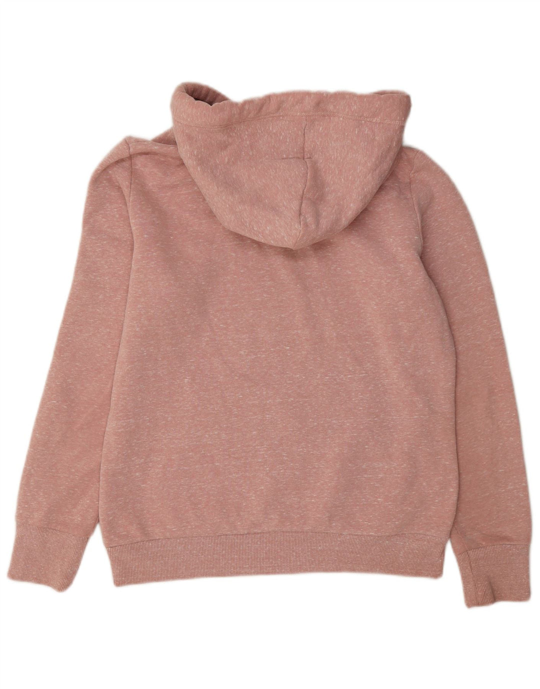 Superdry γυναικείο φούτερ με κουκούλα UK 12 Medium Pink Flecked Polyester