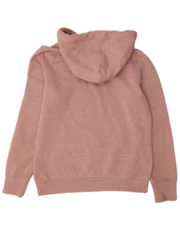 Superdry γυναικείο φούτερ με κουκούλα UK 12 Medium Pink Flecked Polyester