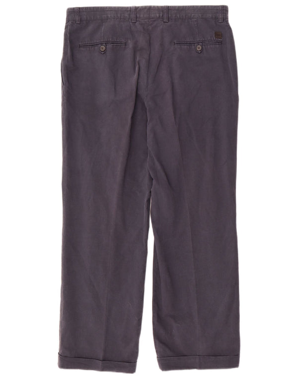 Hugo Boss Ανδρικό ίσιο παντελόνι Chino IT 52 XL W36 L30 Navy Blue Cotton