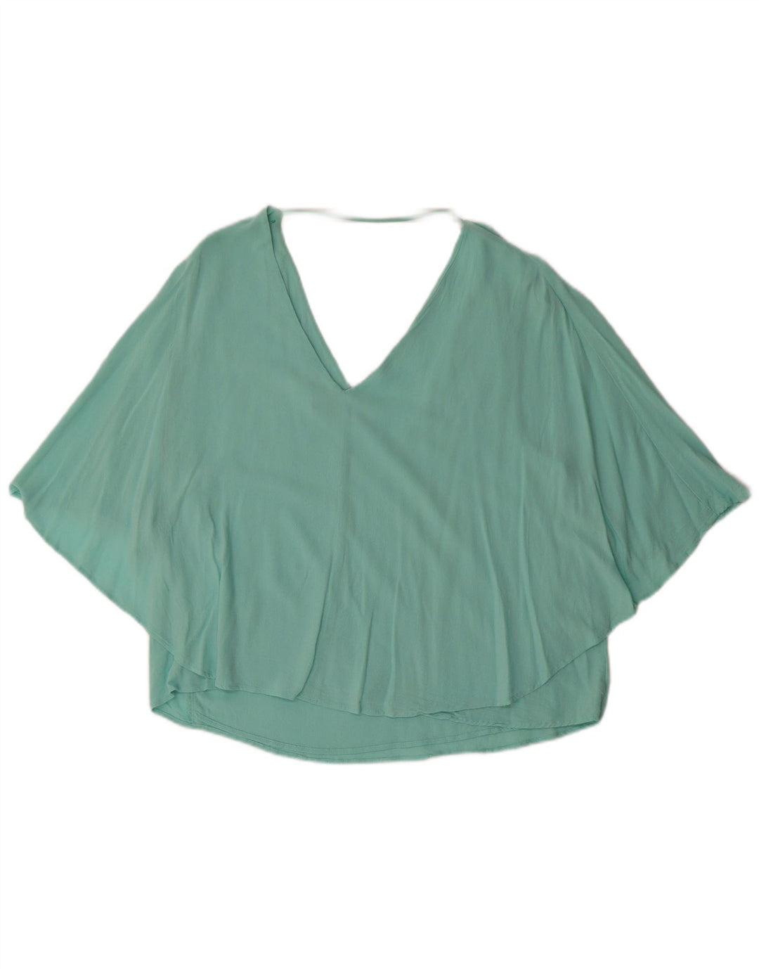 Zara Γυναικεία Μπλούζα Τοπ UK 14 Large Turquoise