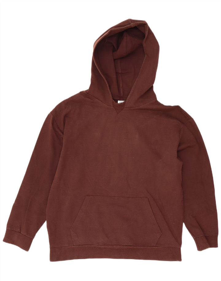 Zara Ανδρικό Hoodie Jumper Μεγάλο Καφέ
