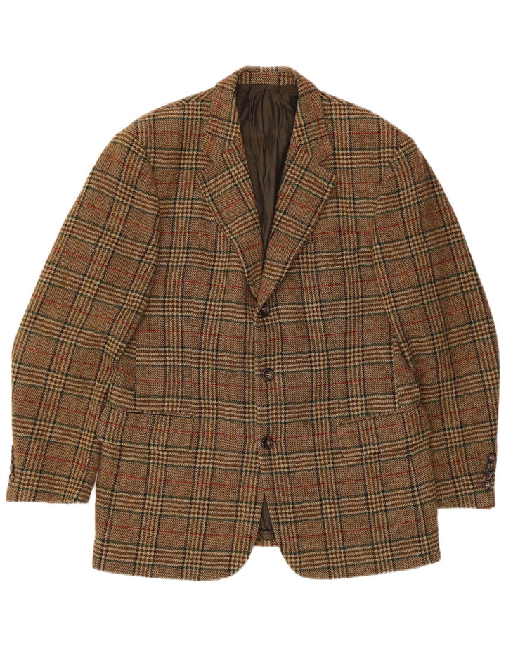 Hugo Boss Ανδρικό σακάκι μπλέιζερ με 3 κουμπιά EU 52 XL μπεζ, παρθένο μαλλί