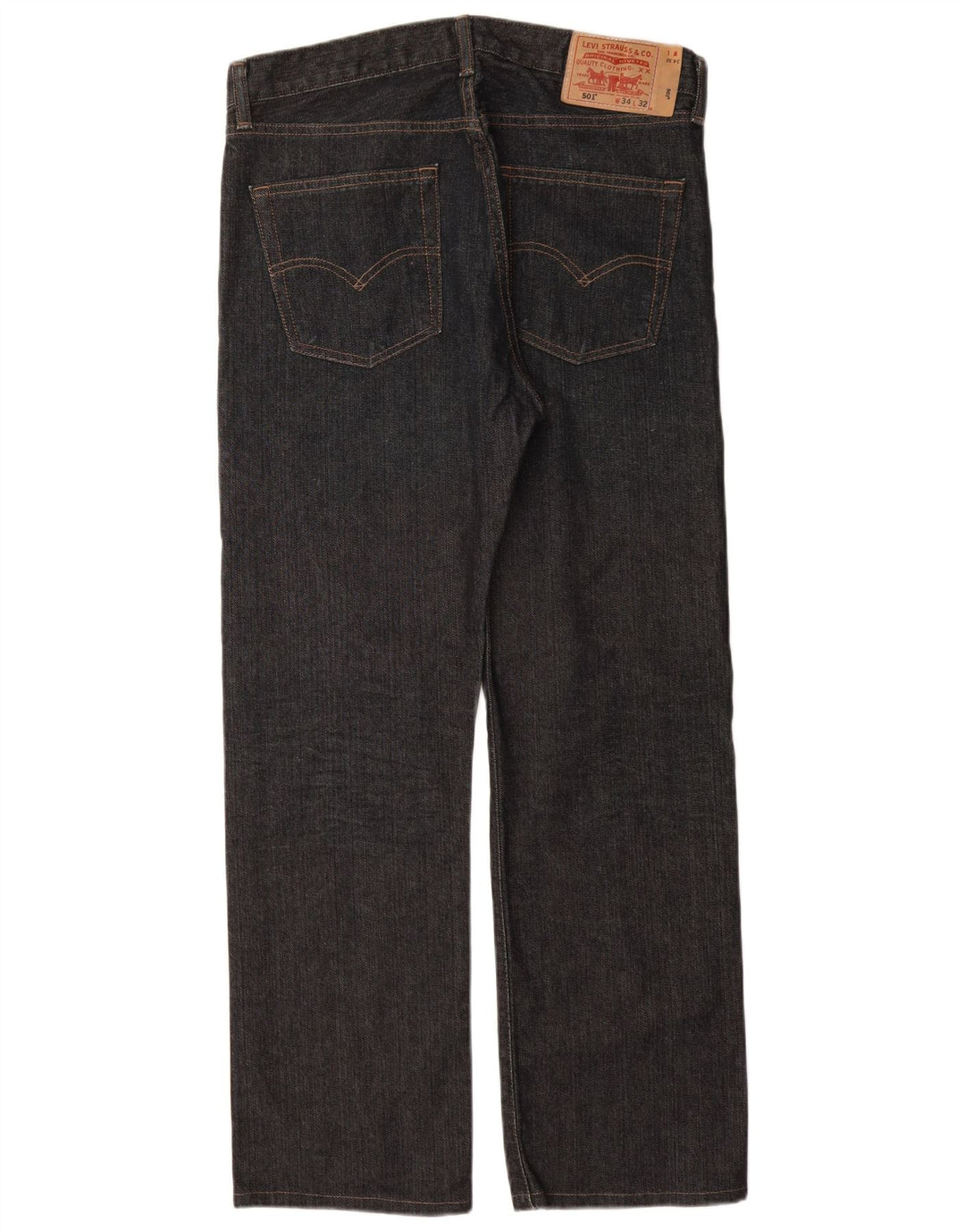 LEVI'S Ανδρικό τζιν 501 ίσιο W34 L30 Navy Blue Cotton