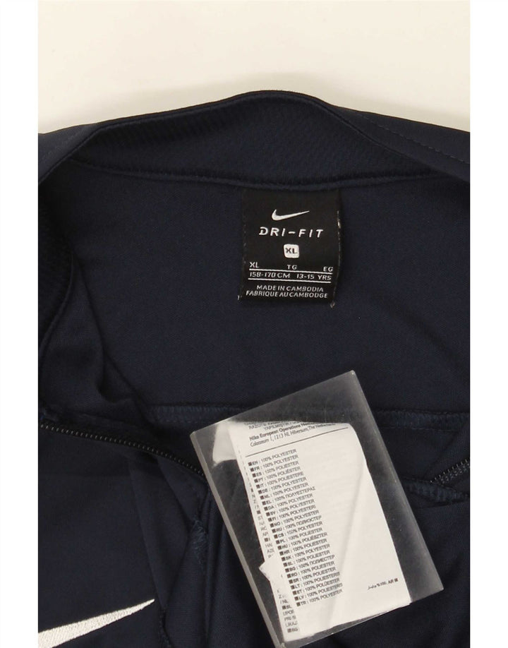 Μπουφάν Nike Boys αθλητική φόρμα 13-14 ετών XL Navy Blue Polyester