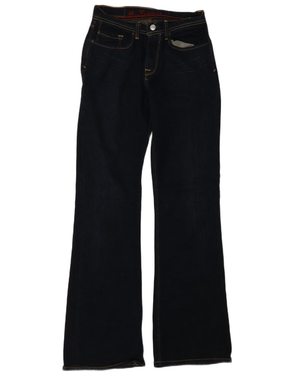 Ben Sherman Γυναικείο Bootcut Jeans W28 L32 Navy Blue Cotton