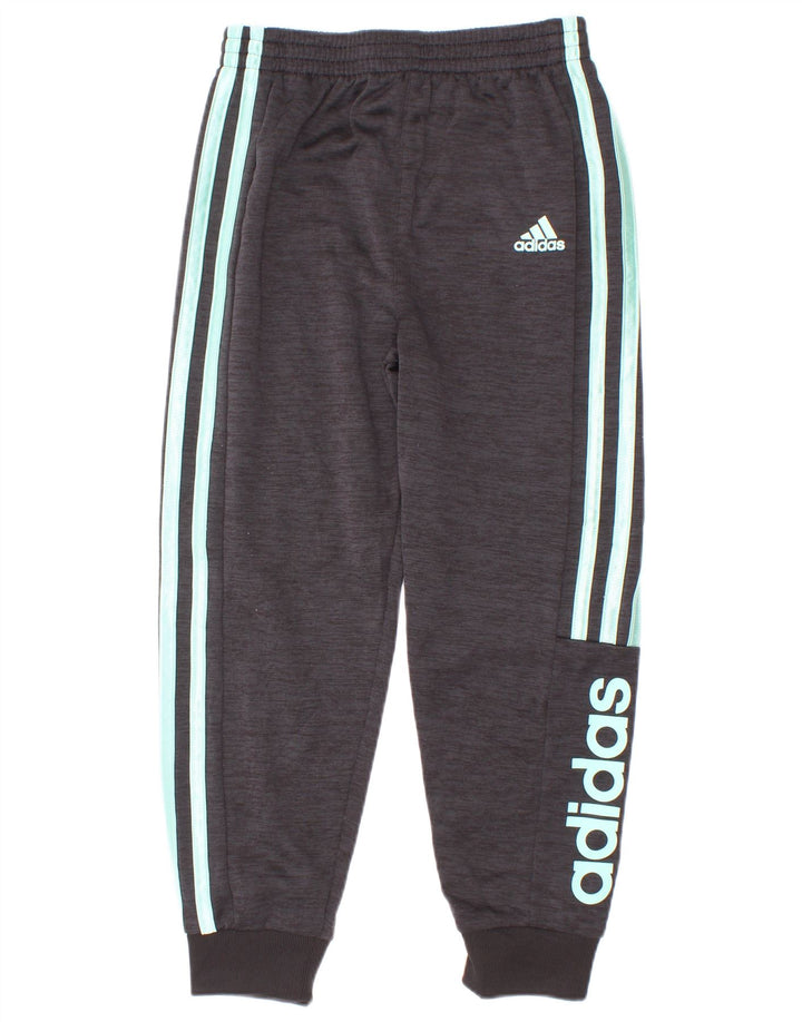 Adidas Boys Graphic αθλητική φόρμα παντελόνι Joggers 5-6 ετών γκρι πολυεστέρα