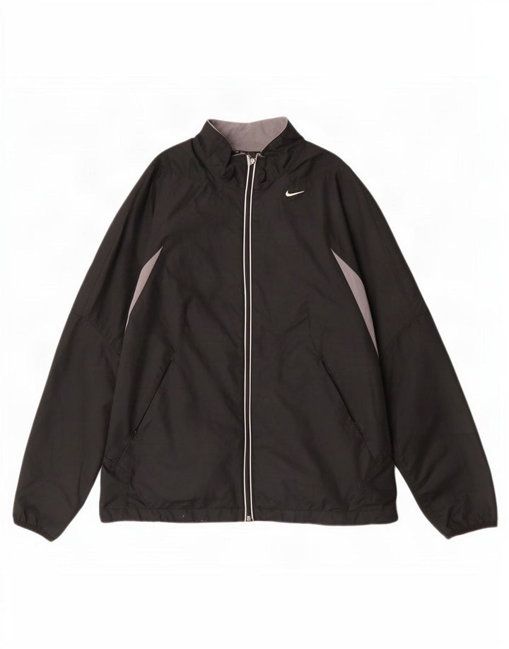 Γυναικεία φόρμα Nike Top Jacket US 12/14 Large Black Colorblock Polyester