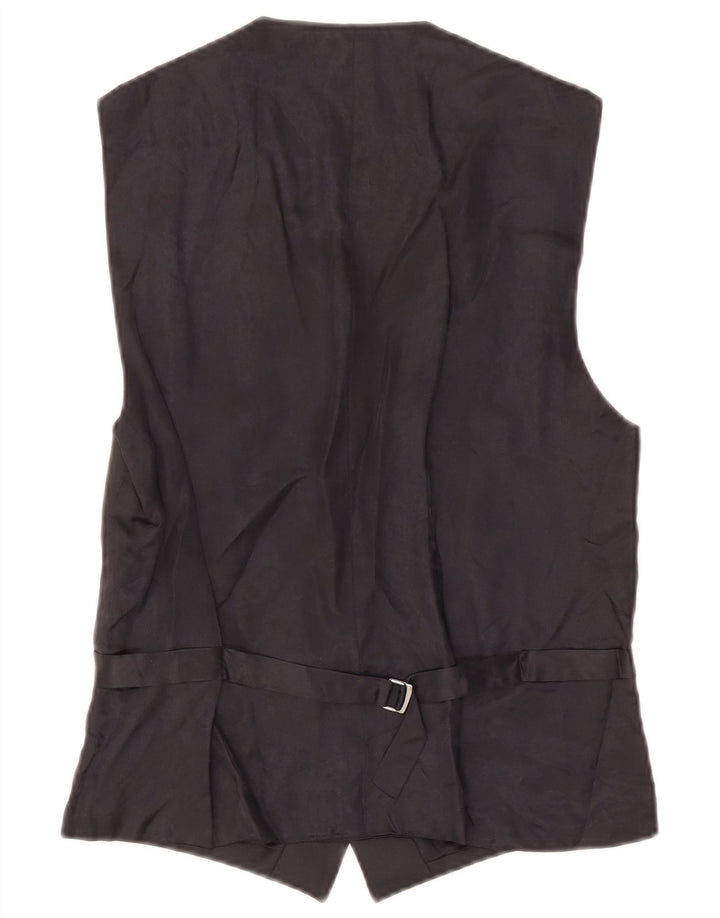 Vintage Ανδρικό Διπλό Γιλέκο IT 48 Medium Black Viscose