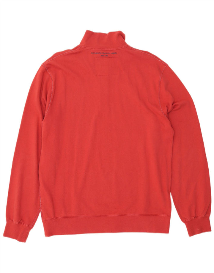 MARLBORO CLASSICS Ανδρικό φούτερ με φερμουάρ Jumper XL Κόκκινο βαμβακερό