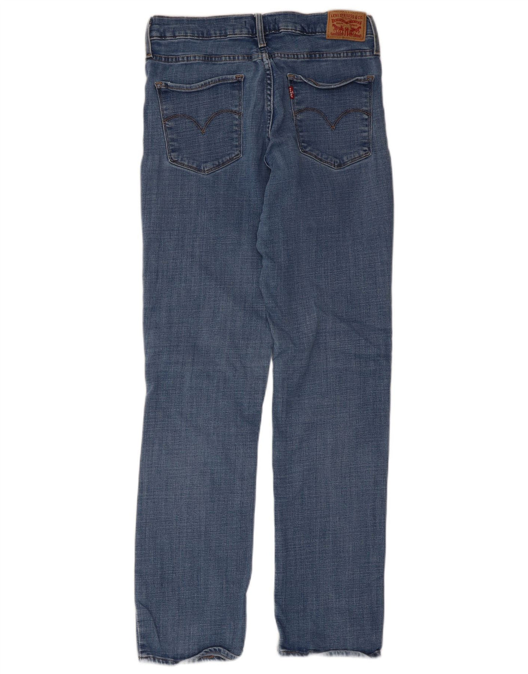 Levi's Womens 314 Shaping Straight Jeans W30 L32 Μπλε βαμβακερό
