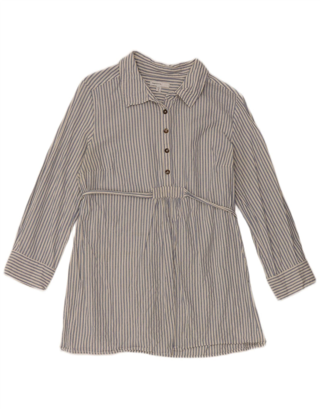 Gap γυναικείο πουλόβερ μητρότητας 3/4 μανίκι UK 10 Small μπλε ριγέ