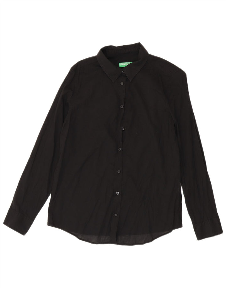Γυναικείο πουκάμισο Benetton UK 14 Medium Black