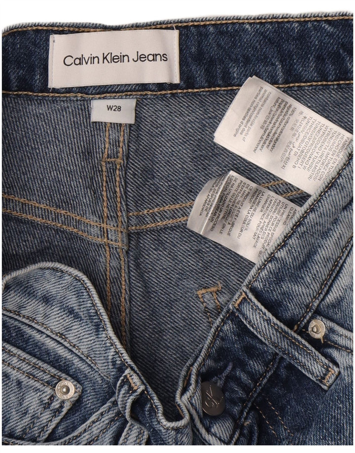 Calvin Klein Γυναικείο τζιν Distressed Hot Παντελόνι W28 Μεσαίο Μπλε Βαμβακερό