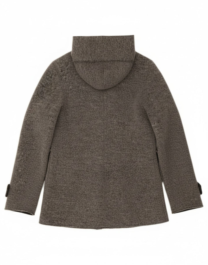 Γυναικείο Gas Hooded Pea Coat UK 14 Medium Grey Wool