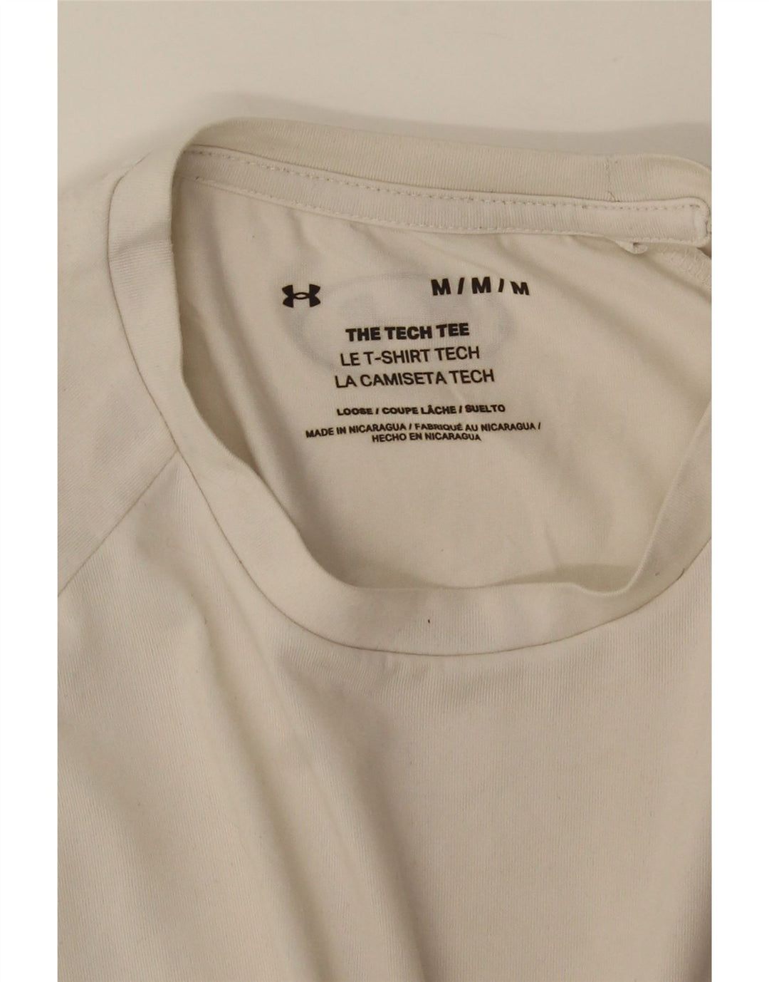 Under Armour Ανδρικό T-Shirt Top Medium White