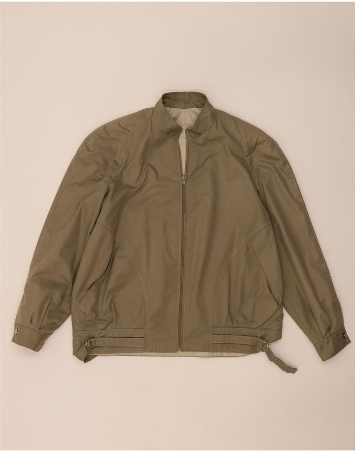 VINTAGE Ανδρικό Bomber Jacket UK 40 Large Khaki