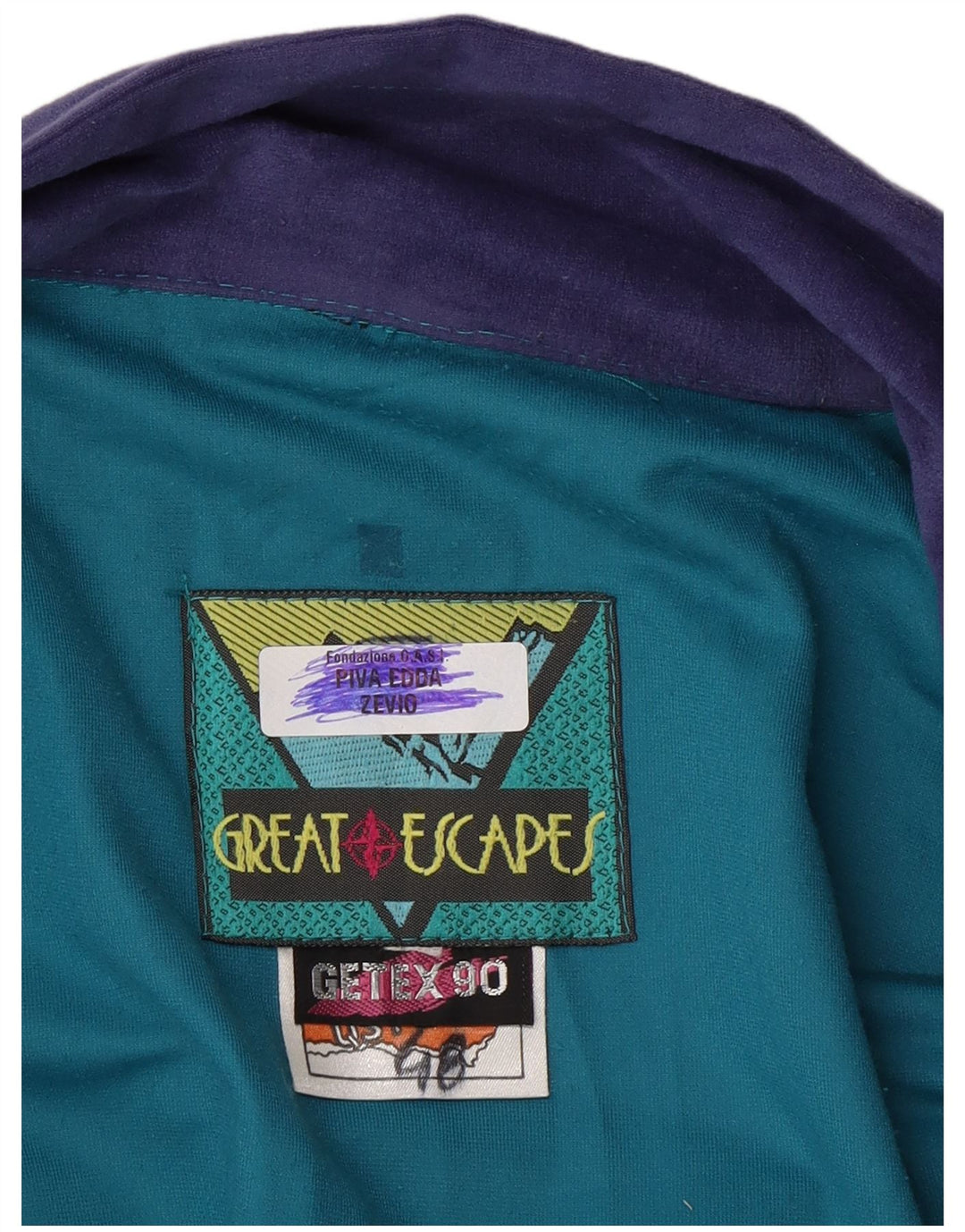 Ανδρική αθλητική φόρμα Great Escapes Top Jacket IT 48 Medium Blue Colourblock