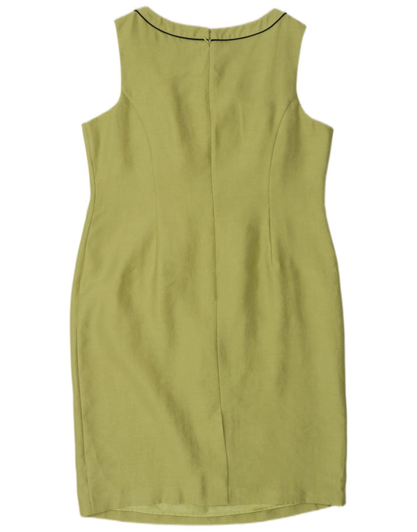 Γυναικείο αμάνικο φόρεμα Jacques Vert UK 18 XL πράσινο πολυεστέρα