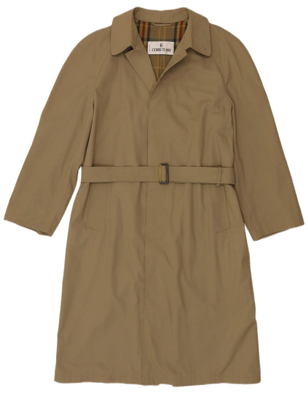 Cerruti 1881 Ανδρική καμπαρντίνα Loose Fit IT 46 Small Beige Polyester