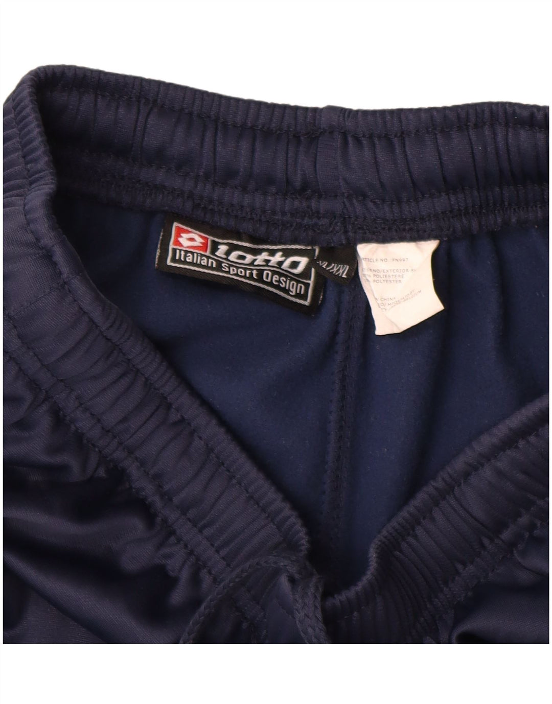 Ανδρική αθλητική φόρμα LOTTO Παντελόνι XL Navy Blue Polyester