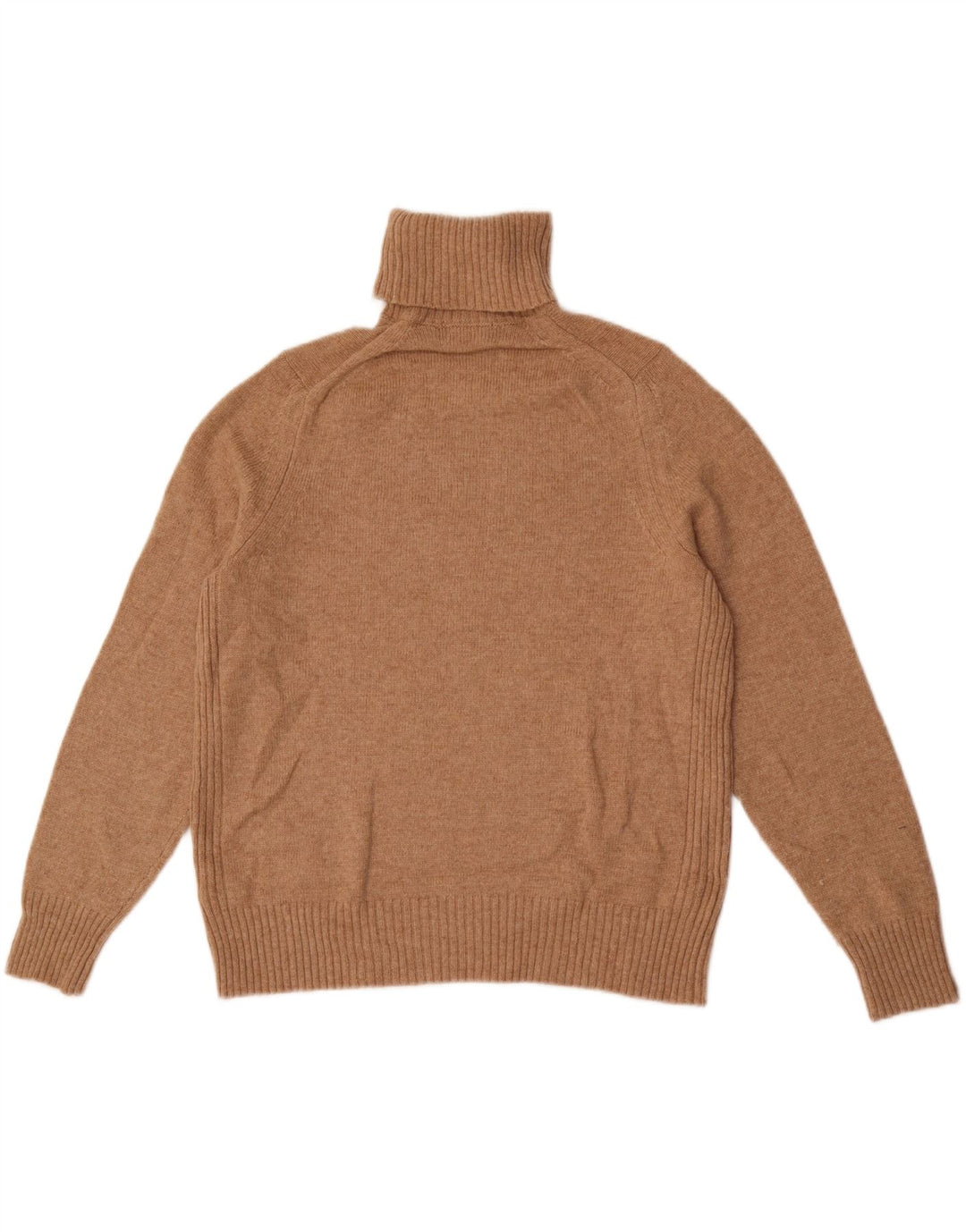 Marks & Spencer Γυναικείο πουλόβερ με ρολό λαιμόκοψη UK 18 XL μπεζ μαλλί