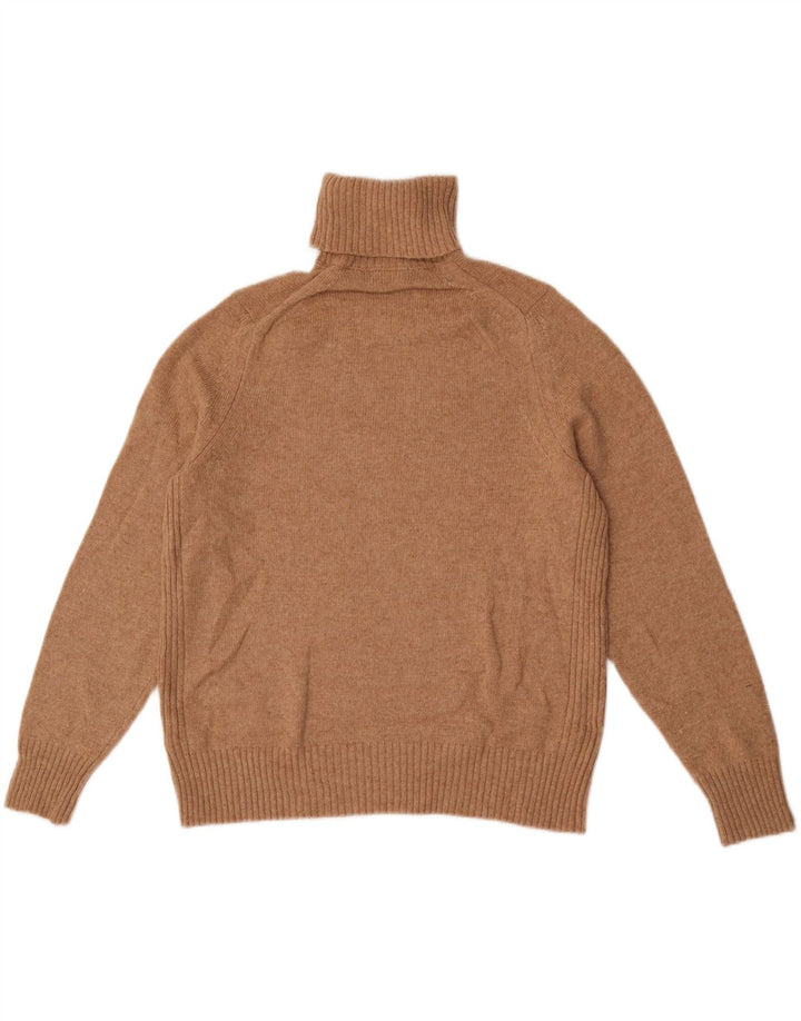 Marks & Spencer Γυναικείο πουλόβερ με ρολό λαιμόκοψη UK 18 XL μπεζ μαλλί
