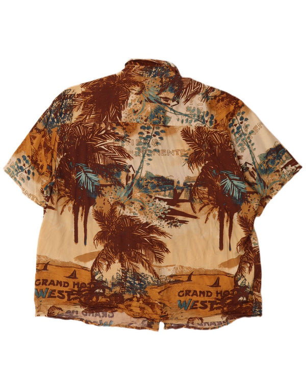 Natural Issue Mens Graphic Short Sleeve Shirt XL Multicoloured Hawaiian