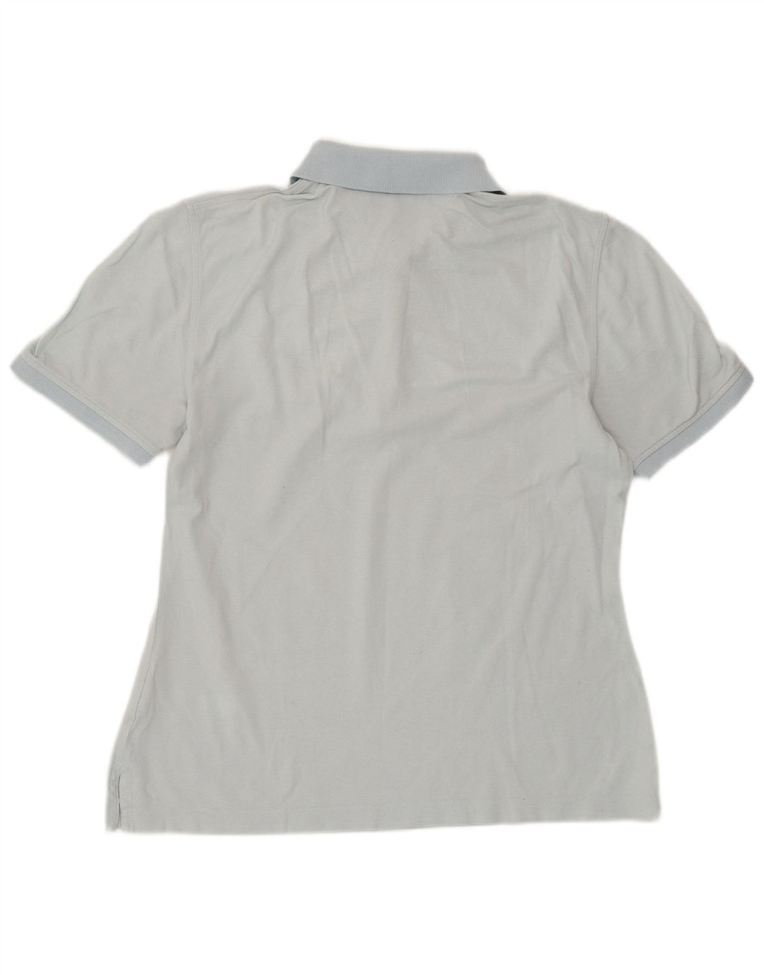 Γυναικείο μπλουζάκι πόλο TOMMY HILFIGER UK 14 μεγάλο μπλε βαμβακερό