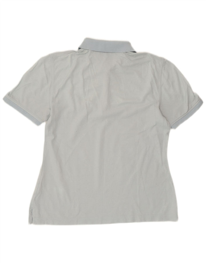 Γυναικείο μπλουζάκι πόλο TOMMY HILFIGER UK 14 μεγάλο μπλε βαμβακερό