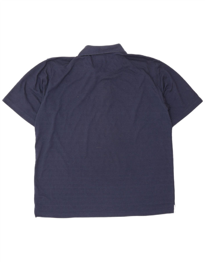 Ανδρικό πουκάμισο Umbro Polo 2XL Navy Blue Polyester