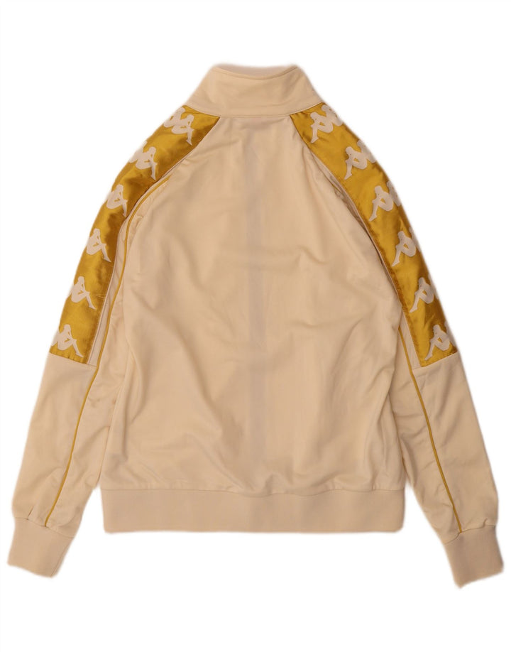 Γυναικεία φόρμα γραφικών Kappa Top Jacket UK 10 Small Beige Colourblock
