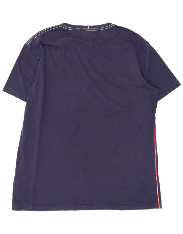 Gant Mens Graphic T-Shirt Top 2XL Navy Blue Cotton