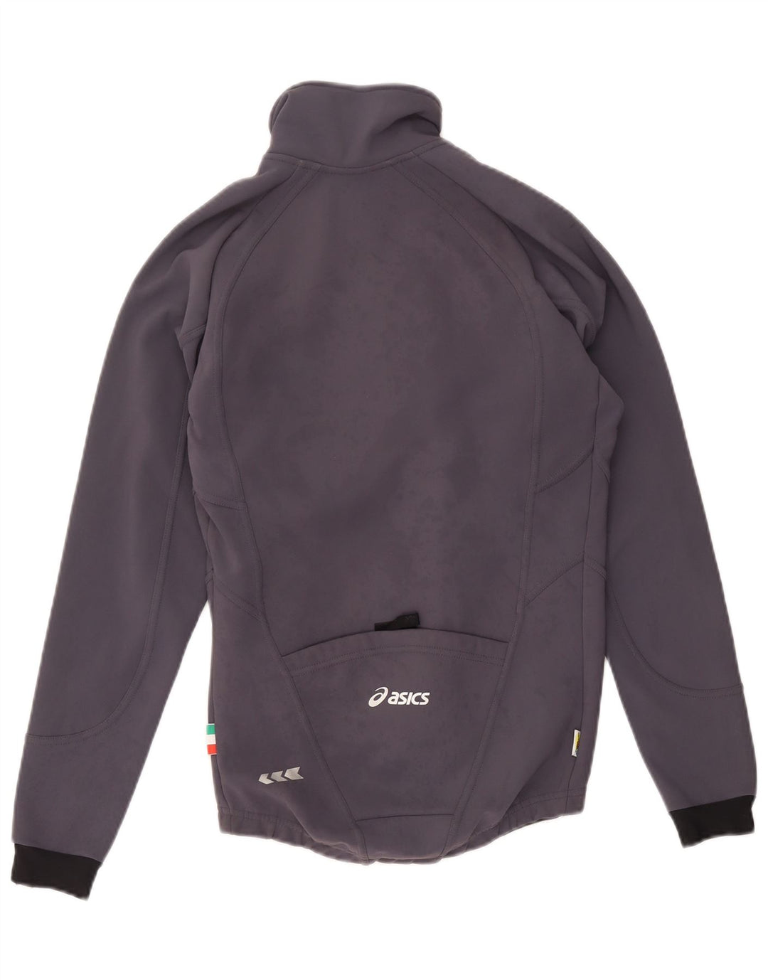 Ανδρική φόρμα γυμναστικής γραφική Asics Top μπουφάν Μικρό γκρι χρώματος πολυεστέρας