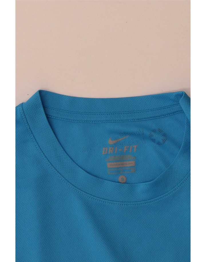 Μπλουζάκι Nike ανδρικό Dri Fit γραφικό μπλουζάκι, μικρό μπλε